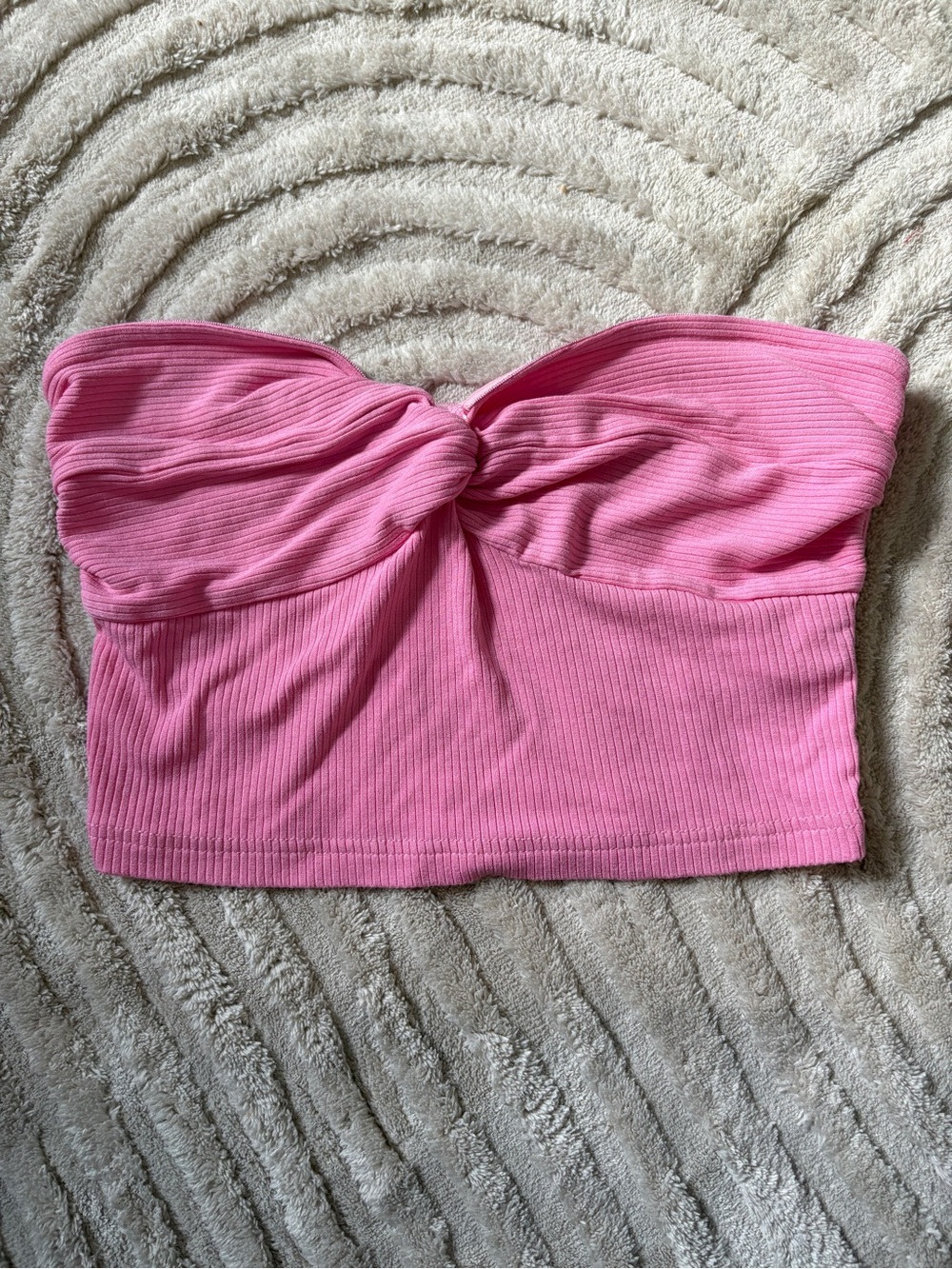 pink tube top